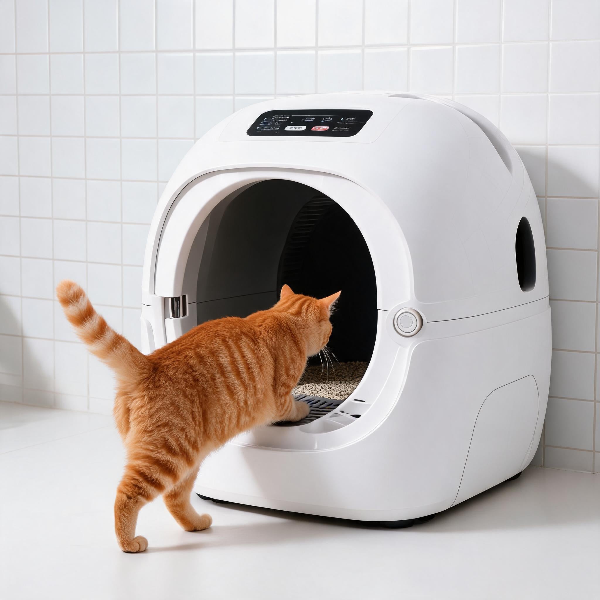 Self-Cleaning Litter Box